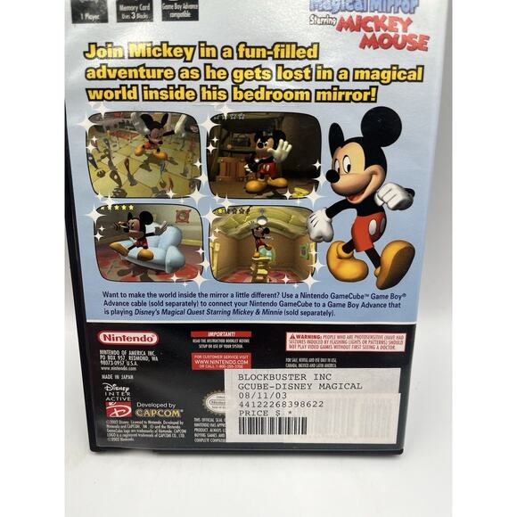 Disney's Magical Mirror Starring Mickey Mouse (Nintendo GameCube, 2002) - Picture 5 of 7